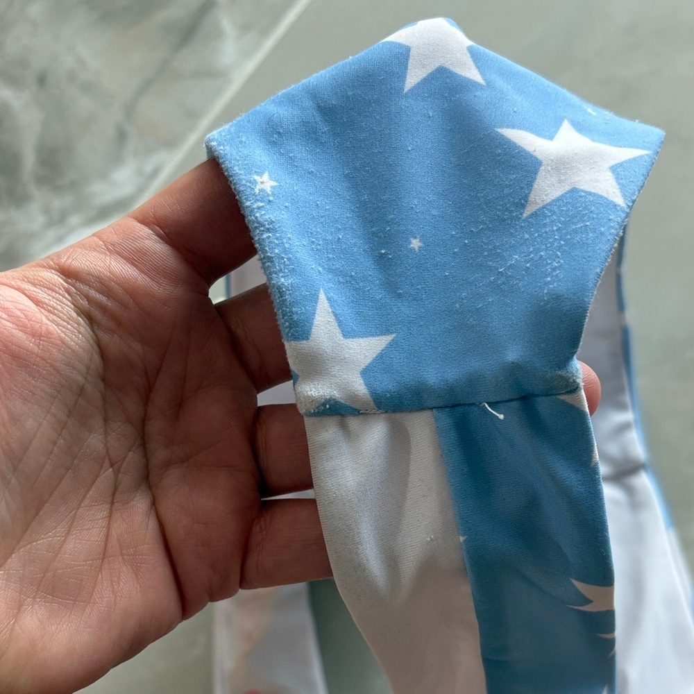 ROMWE Blue and White Star Bikini Bottom - Picture 5 of 6